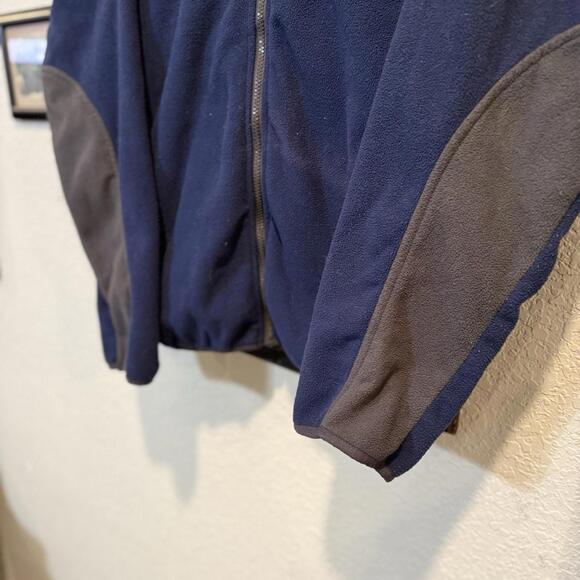 Aeropostale AXT Fleece Jacket Full Zip Extra Warmth Breathable Blue Gray XL EUC - Picture 4 of 6